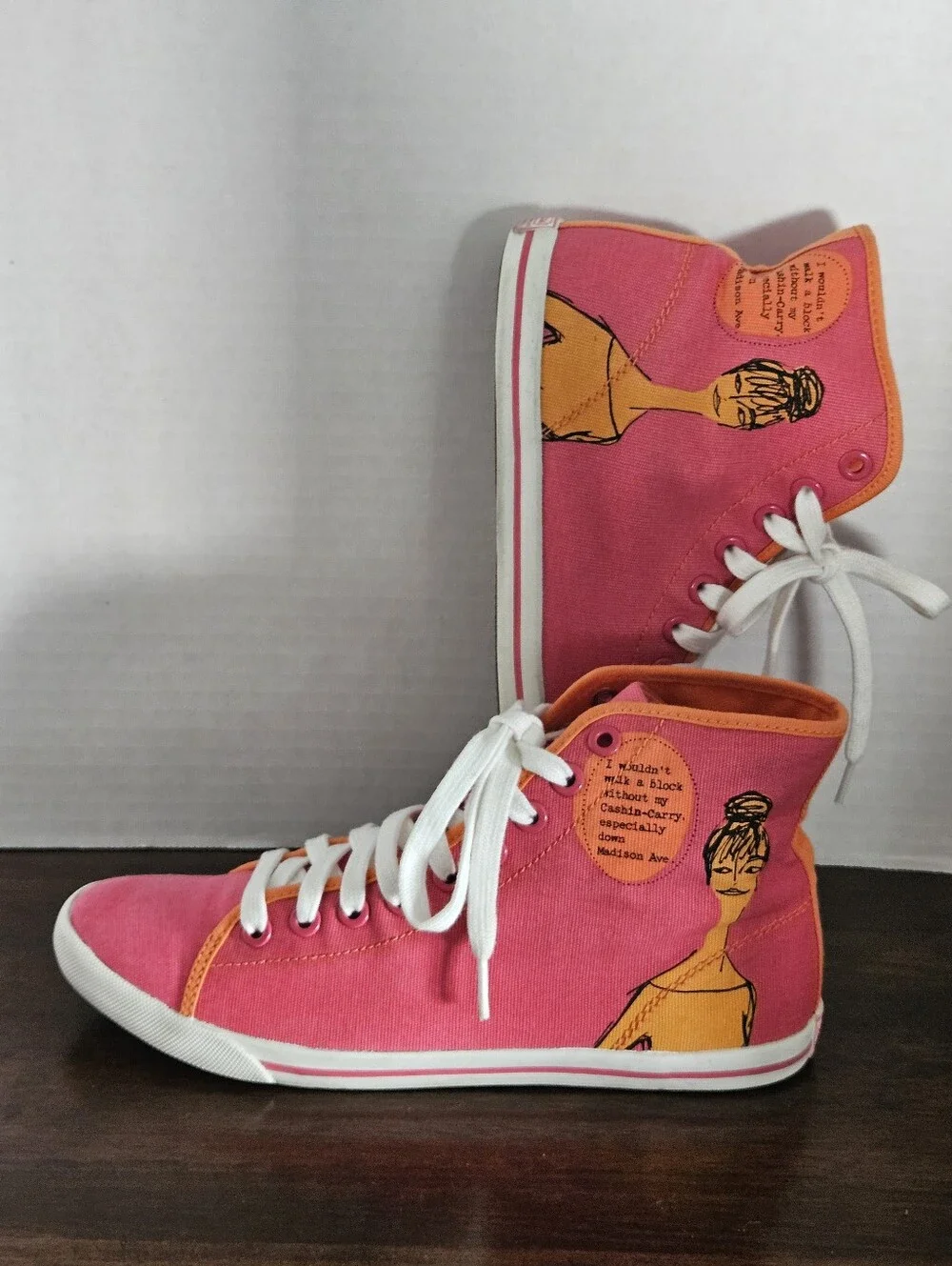Coach Bonnie Cashin Cashin-Carry Pink Madison Ave Sneakers Size 8